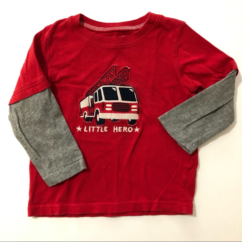 3/$12 Jumping Beans Boys L/S Shirt 24M